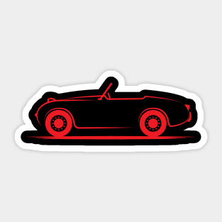 Austin Healey Sprite Bugeye Red Sticker